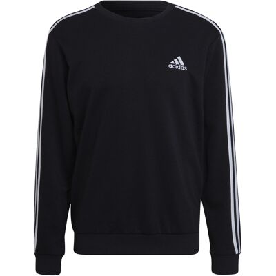 Sweatshirt adidas Essentials French Terry 3-Bandes Noir S - Publicité Sweatshirt adidas Essentials French Terry 3-Bandes Noir S - Publicité