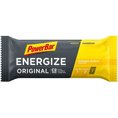PowerBar Energize Banana Punch - Barre énergétique - Publicité PowerBar Energize Banana Punch - Barre énergétique - Publicité