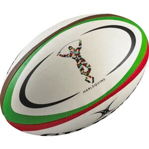 Mini ballon de rugby Gilbert Harlequins (taille 1) Blanc Taille 1 - Publicité Mini ballon de rugby Gilbert Harlequins (taille 1) Blanc Taille 1 - Publicité