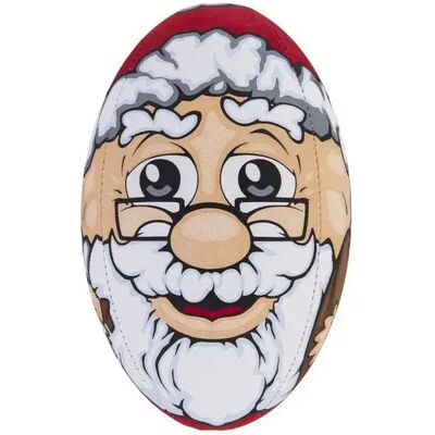 Ballon de rugby Gilbert Père Noël (taille 5) Multicolore Taille 5 - Publicité Ballon de rugby Gilbert Père Noël (taille 5) Multicolore Taille 5 - Publicité