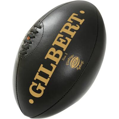 Ballon de rugby Gilbert Héritage (taille 5) Noir Taille 5 - Publicité Ballon de rugby Gilbert Héritage (taille 5) Noir Taille 5 - Publicité