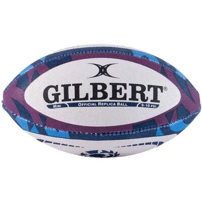 Ballon de rugby Gilbert SRU 2023 Blanc Taille 4 - Publicité Ballon de rugby Gilbert SRU 2023 Blanc Taille 4 - Publicité