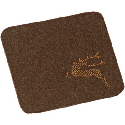Sous-verre Akah Coaster Stag (x4) Marron - Publicité Sous-verre Akah Coaster Stag (x4) Marron - Publicité