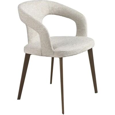Chaise en tissu Angel Cerdà Blanc - Publicité Chaise en tissu Angel Cerdà Blanc - Publicité