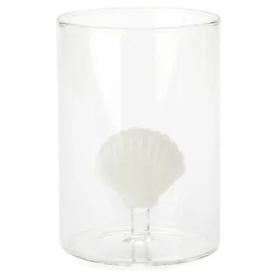 Verre Balvi Atlantis Shell Blanc - Publicité Verre Balvi Atlantis Shell Blanc - Publicité