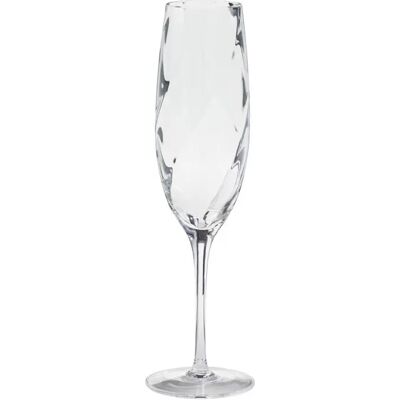 Ensemble verre flûtes Casafina Ottica (x6) Blanc - Publicité Ensemble verre flûtes Casafina Ottica (x6) Blanc - Publicité