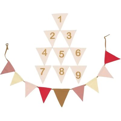 Décoration suspendue de guirlandes Fabelab Birthday Rose - Publicité Décoration suspendue de guirlandes Fabelab Birthday Rose - Publicité