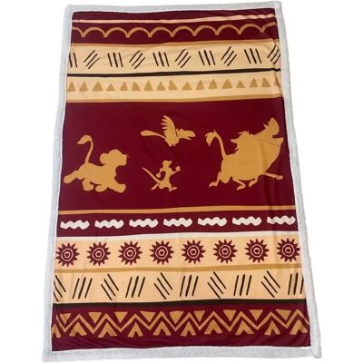Homadict - Lion King Hakuna Matata - 100x150 cm - Blanket - Publicité Homadict - Lion King Hakuna Matata - 100x150 cm - Blanket - Publicité
