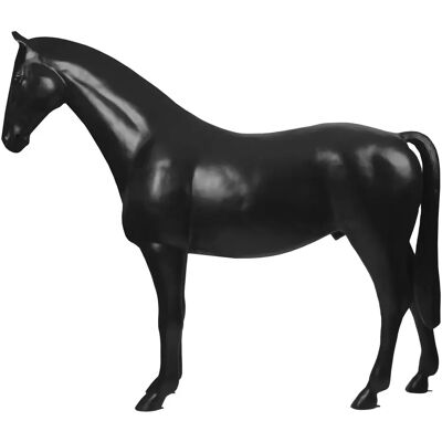 Mannequin de cheval HORKA Noir - Publicité Mannequin de cheval HORKA Noir - Publicité