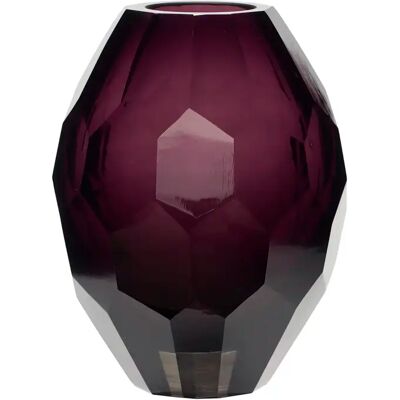 Vase Hubsch Interior Facet Rouge - Publicité Vase Hubsch Interior Facet Rouge - Publicité