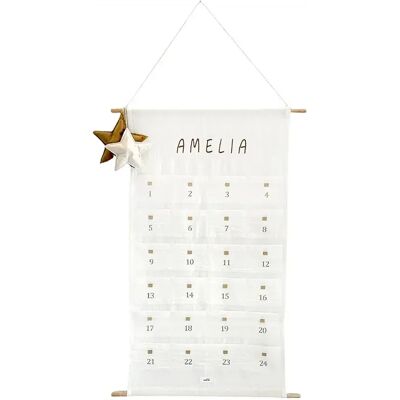 Calendrier de l'Avent personnalisé Malomi Kids Blanc - Publicité Calendrier de l'Avent personnalisé Malomi Kids Blanc - Publicité