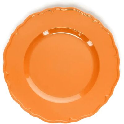 Assiette en mélamine Rex London Orange - Publicité Assiette en mélamine Rex London Orange - Publicité