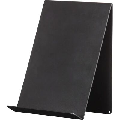 Porte-livre debout en metal Woood Brook Noir - Publicité Porte-livre debout en metal Woood Brook Noir - Publicité