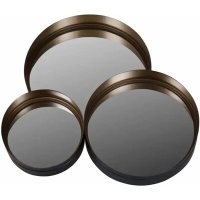Miroir rotin Zago Dolce Bronze - Publicité Miroir rotin Zago Dolce Bronze - Publicité