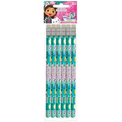 Set de 6 Crayons Gabby avec Gomme - Ensemble de Crayons - Publicité Set de 6 Crayons Gabby avec Gomme - Ensemble de Crayons - Publicité