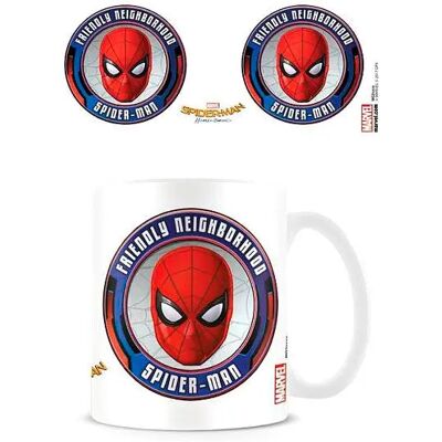 Tasse Educa Borras Marvel Spiderman Friendly Neighborhood Blanc - Publicité Tasse Educa Borras Marvel Spiderman Friendly Neighborhood Blanc - Publicité