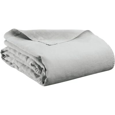 Drap plat Vivaraise Kala Gris - Publicité Drap plat Vivaraise Kala Gris - Publicité