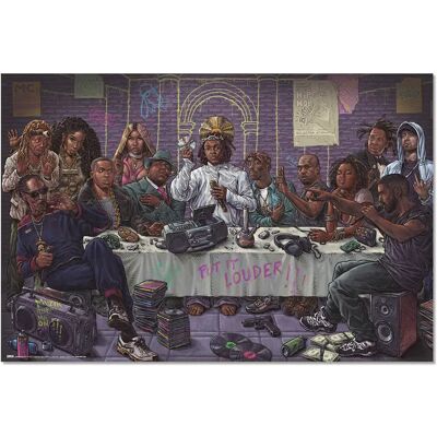 Grupo Erik Affiche La Dernière Cène du Hip Hop - Affiche - Publicité Grupo Erik Affiche La Dernière Cène du Hip Hop - Affiche - Publicité