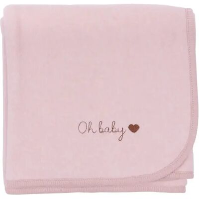 Linge de lit couverture polaire bio bébé Malomi Kids Rose - Publicité Linge de lit couverture polaire bio bébé Malomi Kids Rose - Publicité