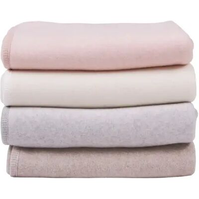 Linge de lit couverture polaire bio bébé Malomi Kids Blanc - Publicité Linge de lit couverture polaire bio bébé Malomi Kids Blanc - Publicité