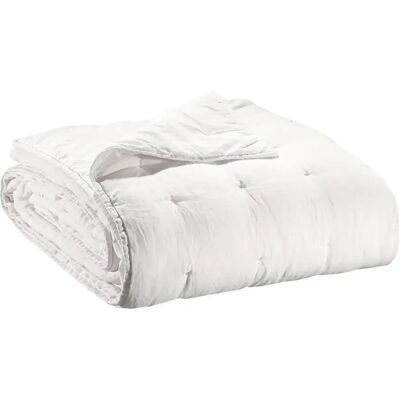 Jeté de lit coton stonewashed Vivaraise Zeff Blanc - Publicité Jeté de lit coton stonewashed Vivaraise Zeff Blanc - Publicité