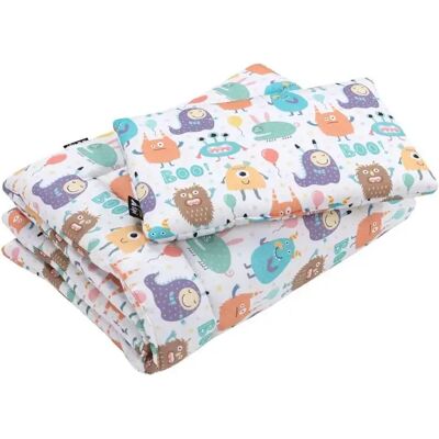 Ensemble de literie pour bébé - 80x100 cm coton hypoallergénique - Publicité Ensemble de literie pour bébé - 80x100 cm coton hypoallergénique - Publicité