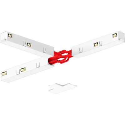 Connecteur de jonction Indeluz lighting T Track Blanc - Publicité Connecteur de jonction Indeluz lighting T Track Blanc - Publicité