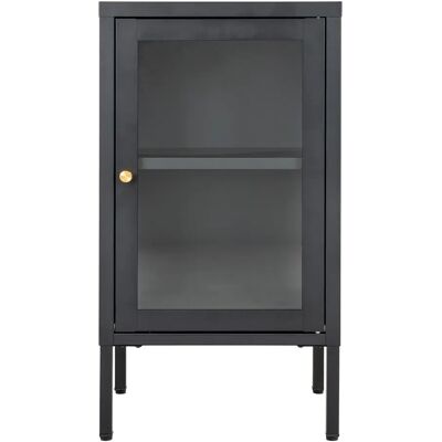 Armoire avec porte vitrée House Nordic Dalby Noir - Publicité Armoire avec porte vitrée House Nordic Dalby Noir - Publicité