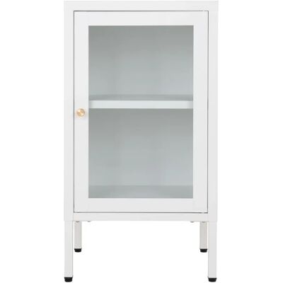 Armoire avec porte vitrée House Nordic Dalby Blanc - Publicité Armoire avec porte vitrée House Nordic Dalby Blanc - Publicité