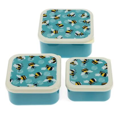 Boites et autres rangement Rex London Bumblebee (x3) Bleu - Publicité Boites et autres rangement Rex London Bumblebee (x3) Bleu - Publicité