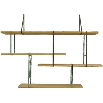 Étagère murale Studio Hausen Link shelf set 1 Noir - Publicité Étagère murale Studio Hausen Link shelf set 1 Noir - Publicité