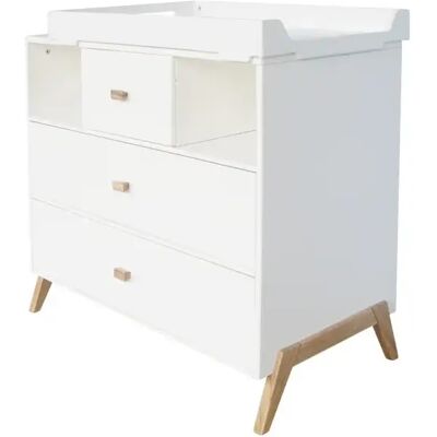 Commode Théo Bébé Marelia Blanc - Publicité Commode Théo Bébé Marelia Blanc - Publicité