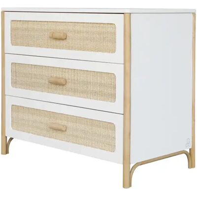 Commode cannage en rotin Théo Bébé Oceania Beige - Publicité Commode cannage en rotin Théo Bébé Oceania Beige - Publicité
