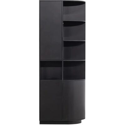 Armoire de rangement droite Woood Finca Noir - Publicité Armoire de rangement droite Woood Finca Noir - Publicité