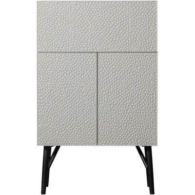 Armoire de bar Woood Carved Organic Mist Gris - Publicité Armoire de bar Woood Carved Organic Mist Gris - Publicité
