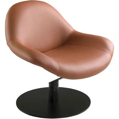 Fauteuil en croûte de cuir Angel Cerdà Marron - Publicité Fauteuil en croûte de cuir Angel Cerdà Marron - Publicité