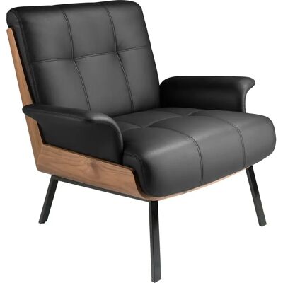 Fauteuil en similicuir Angel Cerdà Marron - Publicité Fauteuil en similicuir Angel Cerdà Marron - Publicité