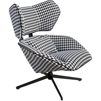 Fauteuil pivotant en tissu Angel Cerdà Noir - Publicité Fauteuil pivotant en tissu Angel Cerdà Noir - Publicité