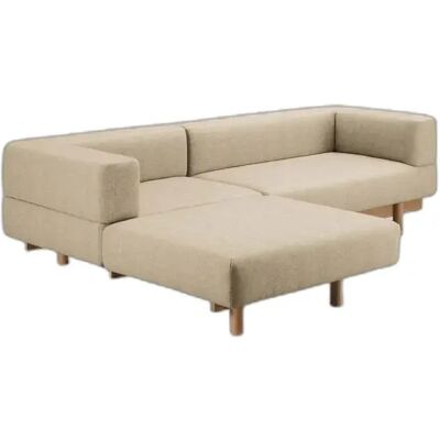 Canapé avec chaise longue à gauche Emko Alchemist Beige - Publicité Canapé avec chaise longue à gauche Emko Alchemist Beige - Publicité