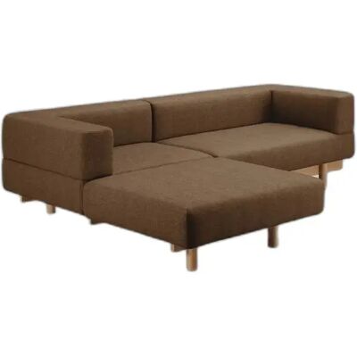 Canapé avec chaise longue côté gauche Emko Alchemist Marron - Publicité Canapé avec chaise longue côté gauche Emko Alchemist Marron - Publicité
