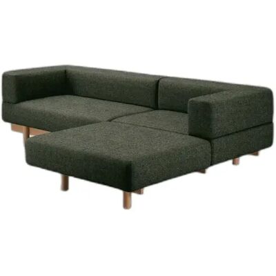 Canapé avec chaise longue côté droite Emko Alchemist Vert - Publicité Canapé avec chaise longue côté droite Emko Alchemist Vert - Publicité
