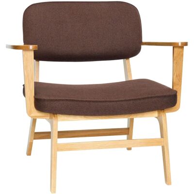 Fauteuil lounge Hubsch Interior Haze Marron - Publicité Fauteuil lounge Hubsch Interior Haze Marron - Publicité