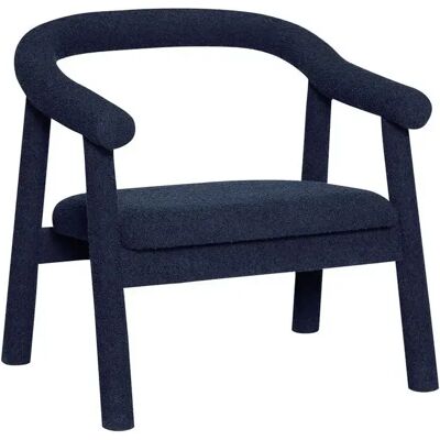 Fauteuil lounge Hubsch Interior Ouli Bleu - Publicité Fauteuil lounge Hubsch Interior Ouli Bleu - Publicité