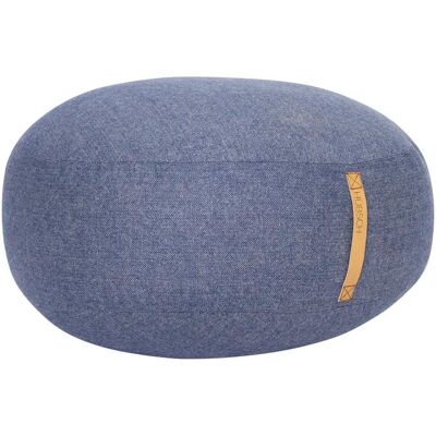 Pouf Hubsch Interior Mochi 70x35 cm Bleu - Publicité Pouf Hubsch Interior Mochi 70x35 cm Bleu - Publicité