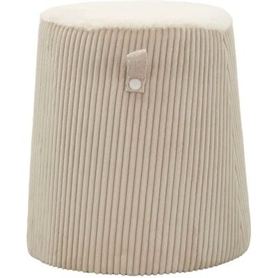 Pouf conique Mauro Ferretti Dublino Blanc - Publicité Pouf conique Mauro Ferretti Dublino Blanc - Publicité