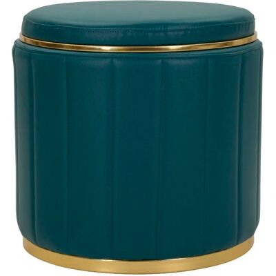 Pouf avec rangement Mauro Ferretti London Vert - Publicité Pouf avec rangement Mauro Ferretti London Vert - Publicité