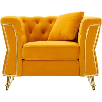 Fauteuil Mauro Ferretti Emy Orange - Publicité Fauteuil Mauro Ferretti Emy Orange - Publicité