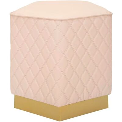 Pouf Mauro Ferretti Pentagonale Rose - Publicité Pouf Mauro Ferretti Pentagonale Rose - Publicité