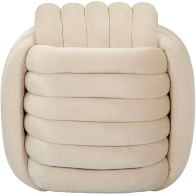 Pouf Mauro Ferretti Softy Beige - Publicité Pouf Mauro Ferretti Softy Beige - Publicité
