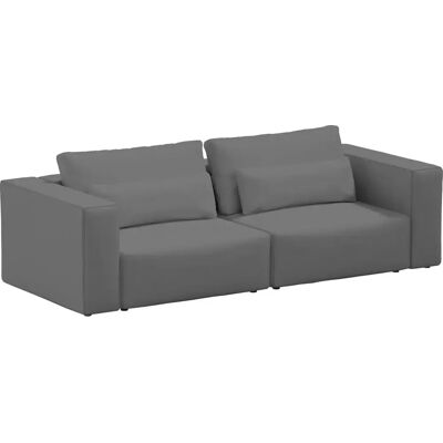 SITSIT - Riposo Grande - 2 places - polyester gris - Sofa - Publicité SITSIT - Riposo Grande - 2 places - polyester gris - Sofa - Publicité